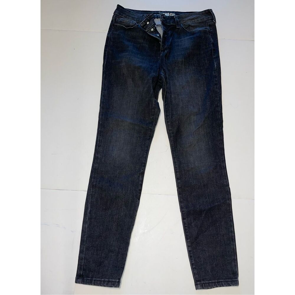 Rewash High Rise Skinny Stretch Ankle Jeans Black ‎ Juniors 11/30 5-Button Fly